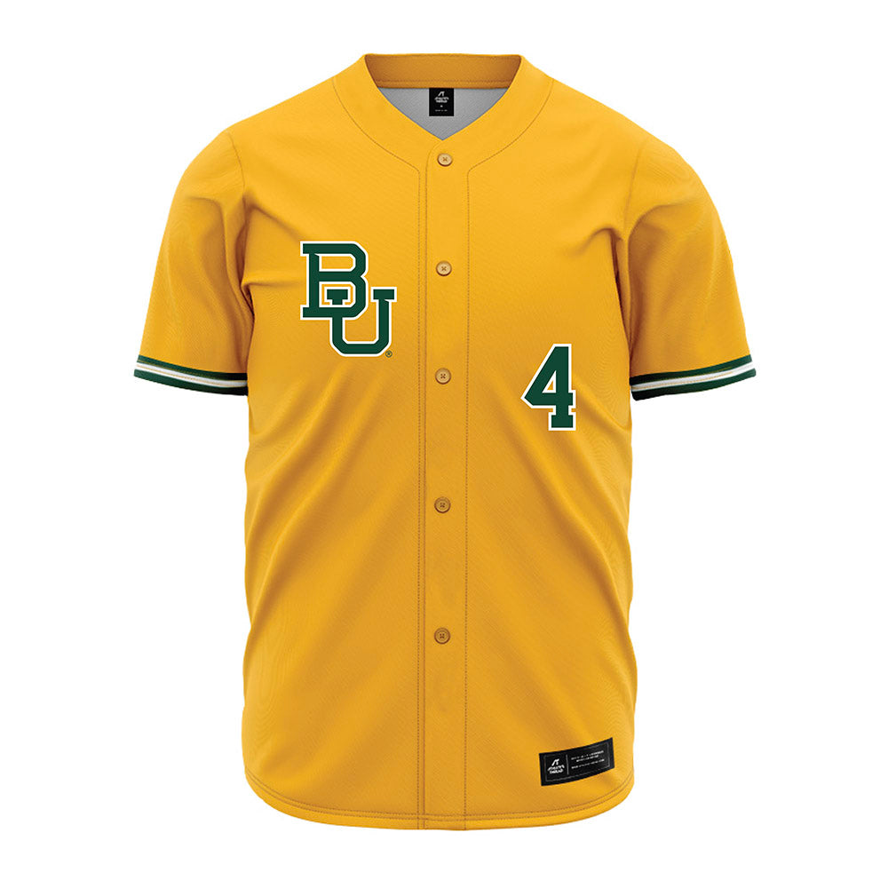 Baylor - NCAA Baseball : JJ Kennett - Gold Jersey-0