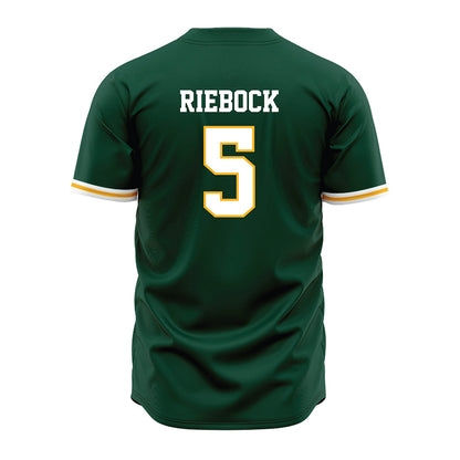 Baylor - NCAA Baseball : Pearson Riebock - Green Jersey-1