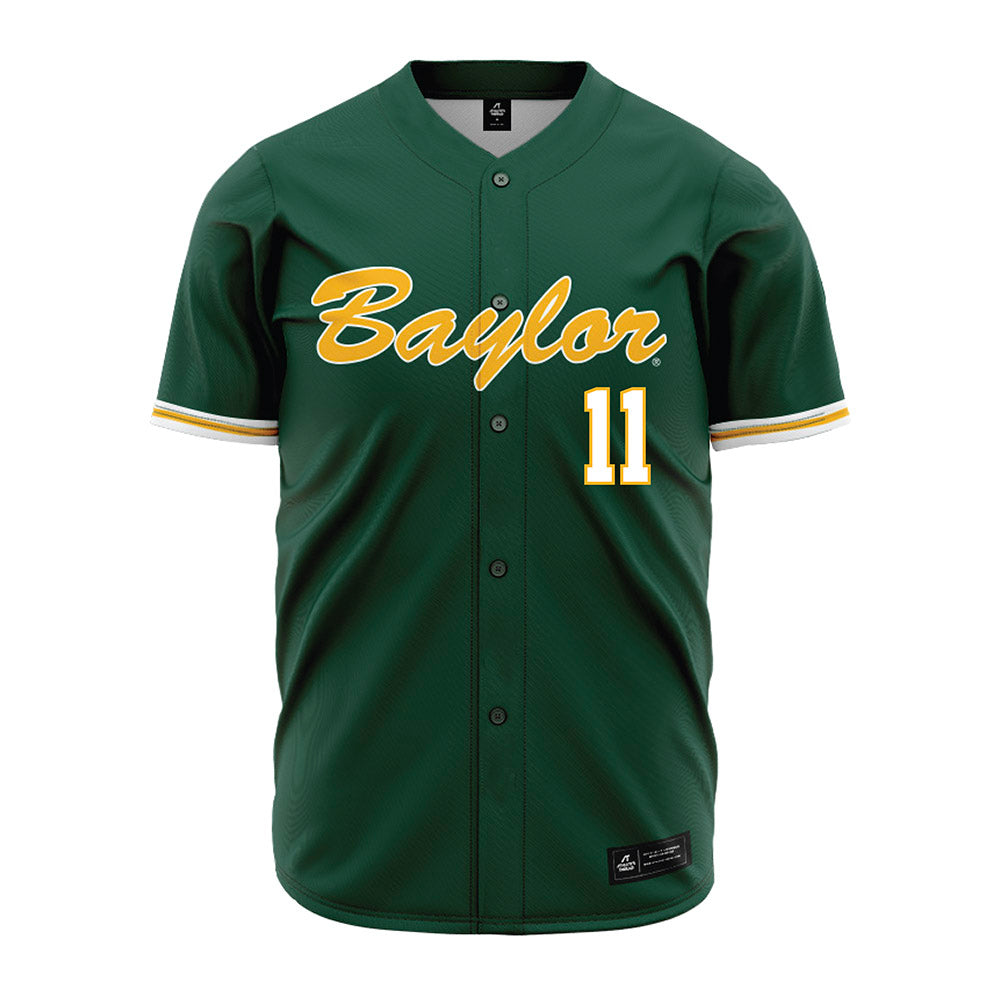 Baylor - NCAA Baseball : Tyce Armstrong - Green Jersey-0
