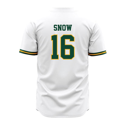 Baylor - NCAA Baseball : Hunter Snow - White Jersey-1