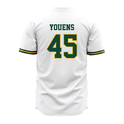 Baylor - NCAA Baseball : John Youens - White Jersey-1