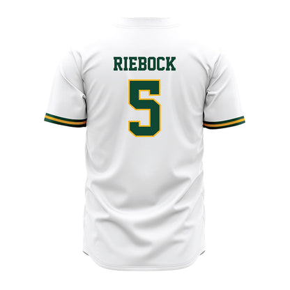 Baylor - NCAA Baseball : Pearson Riebock - White Jersey-1