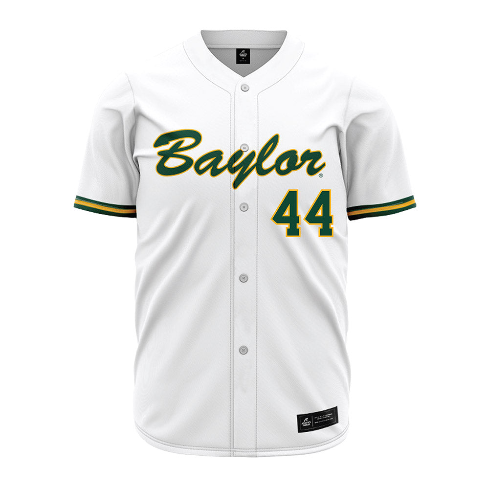Baylor - NCAA Baseball : Will Glatch - White Jersey-0