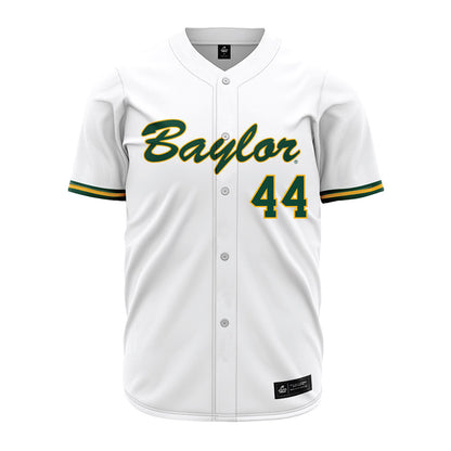Baylor - NCAA Baseball : Will Glatch - White Jersey-0