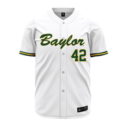 Baylor - NCAA Baseball : Camden Clewett - White Jersey-0