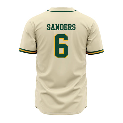 Baylor - NCAA Baseball : Travis Sanders - Cream Jersey-1
