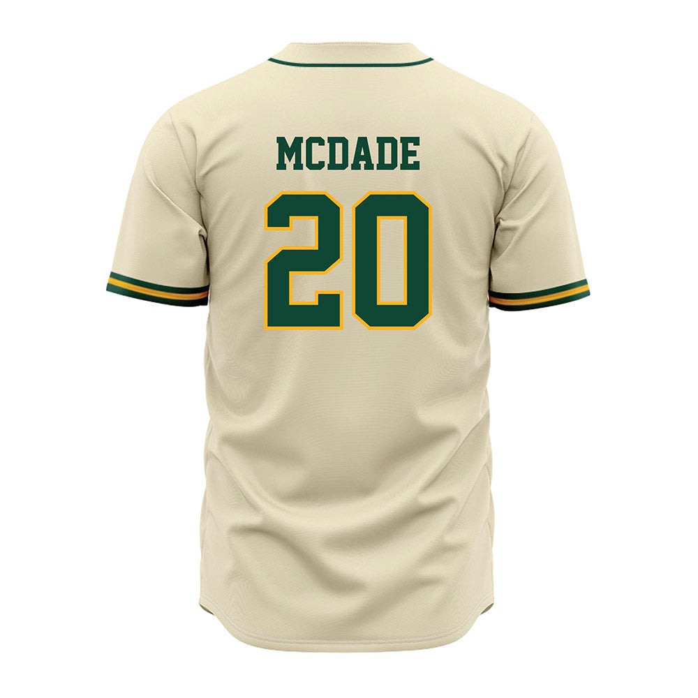 Baylor - NCAA Baseball : Cash McDade - Cream Jersey-1