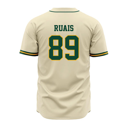 Baylor - NCAA Baseball : RJ Ruais - Cream Jersey-1