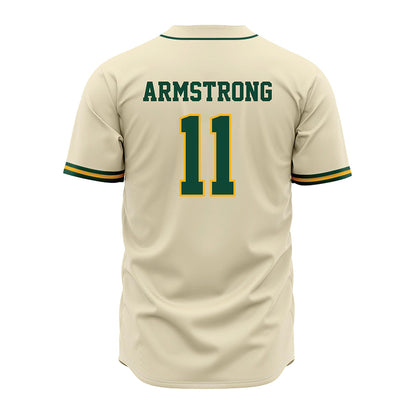 Baylor - NCAA Baseball : Tyce Armstrong - Cream Jersey-1