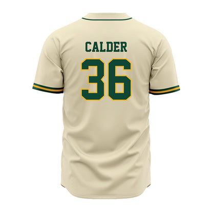 Baylor - NCAA Baseball : Ethan Calder - Cream Jersey-1