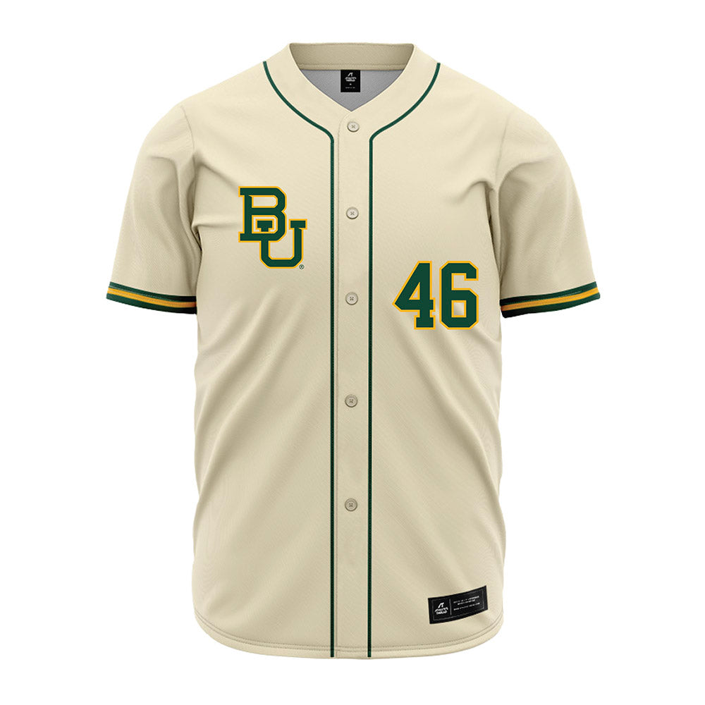 Baylor - NCAA Baseball : Grayson Murry - Cream Jersey-0