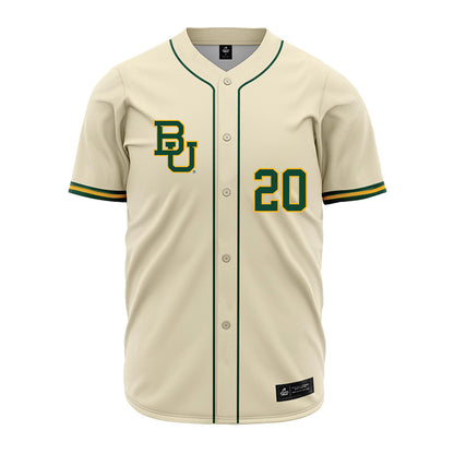 Baylor - NCAA Baseball : Cash McDade - Cream Jersey-0