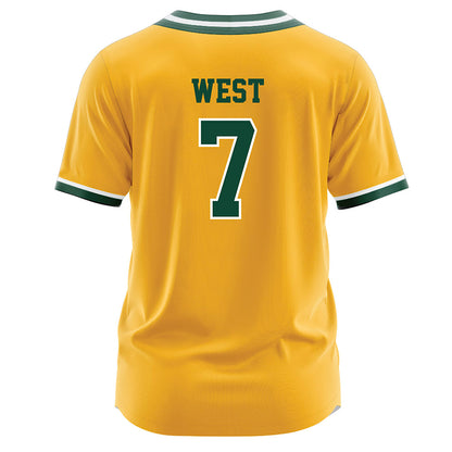 Baylor - NCAA Softball : Kaci West - Gold Jersey-1