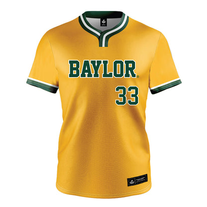 Baylor - NCAA Softball : Olivia Buettner - Gold Jersey-0