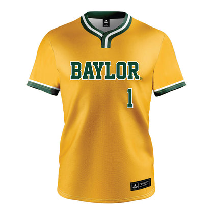 Baylor - NCAA Softball : Leah Cran - Gold Jersey-0