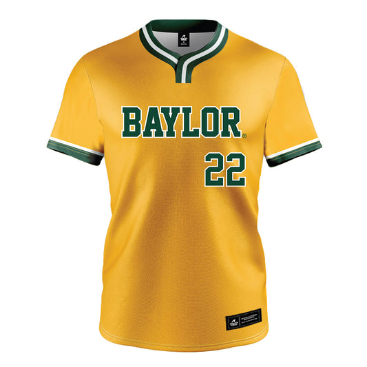 Baylor - NCAA Softball : Ana Watson - Gold Jersey-0