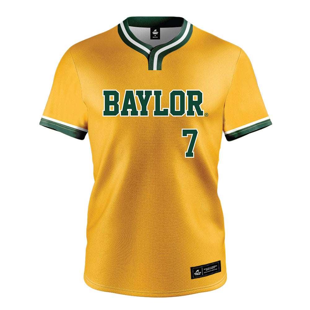 Baylor - NCAA Softball : Kaci West - Gold Jersey-0