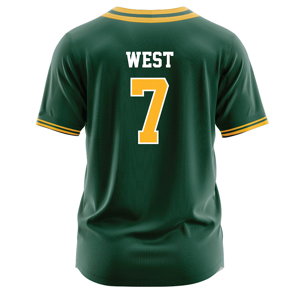 Baylor - NCAA Softball : Kaci West - Green Jersey-1