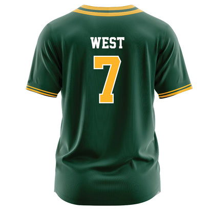 Baylor - NCAA Softball : Kaci West - Green Jersey-1