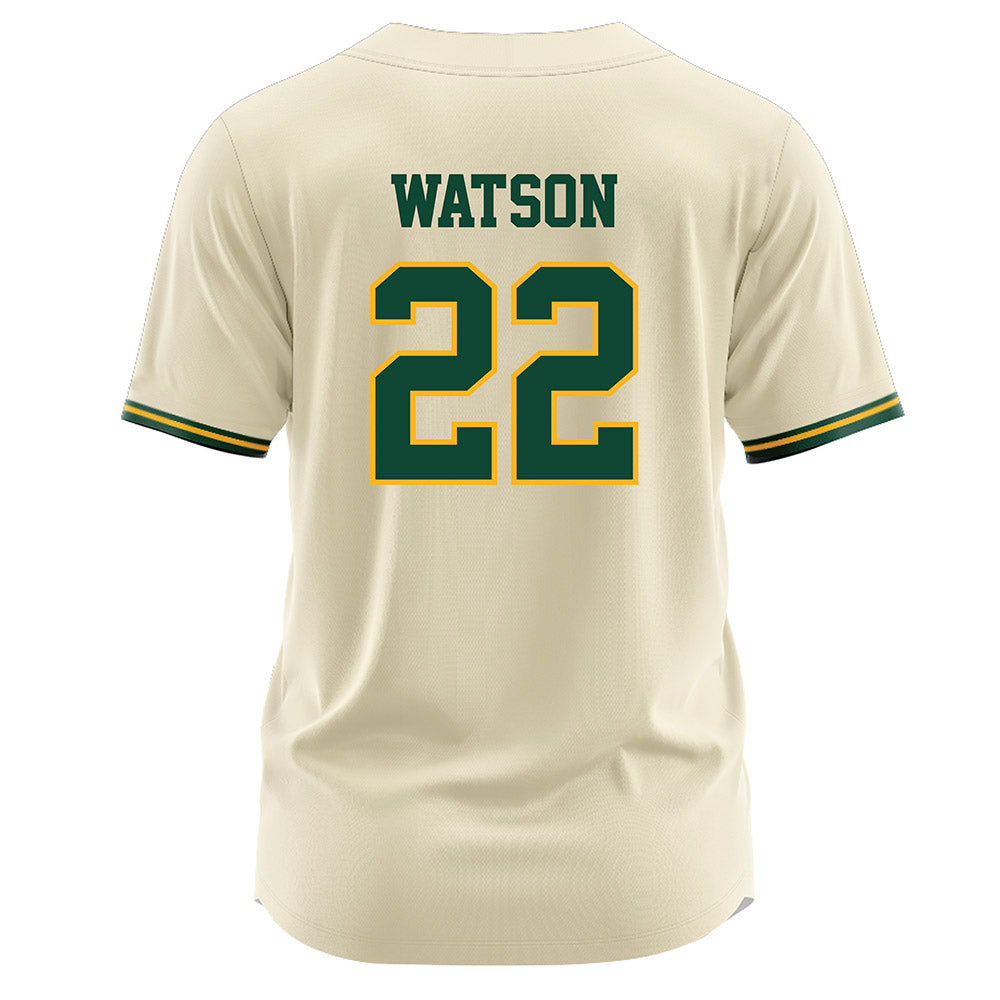 Baylor - NCAA Softball : Ana Watson - Cream Jersey-1