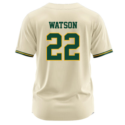 Baylor - NCAA Softball : Ana Watson - Cream Jersey-1