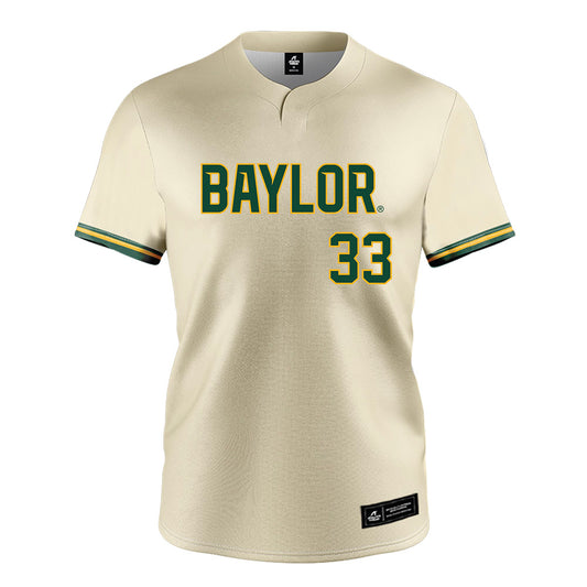 Baylor - NCAA Softball : Olivia Buettner - Cream Jersey-0
