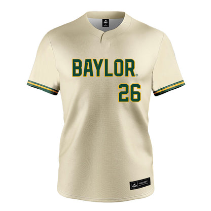 Baylor - NCAA Softball : Faith Piper - Cream Jersey-0