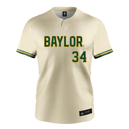 Baylor - NCAA Softball : Jensen Vienne - Cream Jersey-0