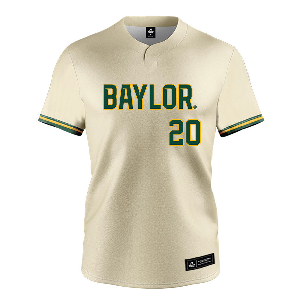 Baylor - NCAA Softball : Gianna Gusman - Cream Jersey-0