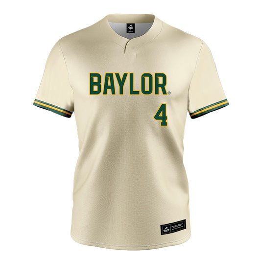 Baylor - NCAA Softball : Charleigh Esparza - Cream Jersey-0