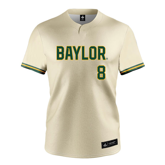 Baylor - NCAA Softball : Lexie Warncke - Cream Jersey-0