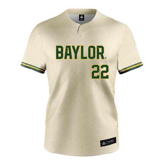 Baylor - NCAA Softball : Ana Watson - Cream Jersey-0