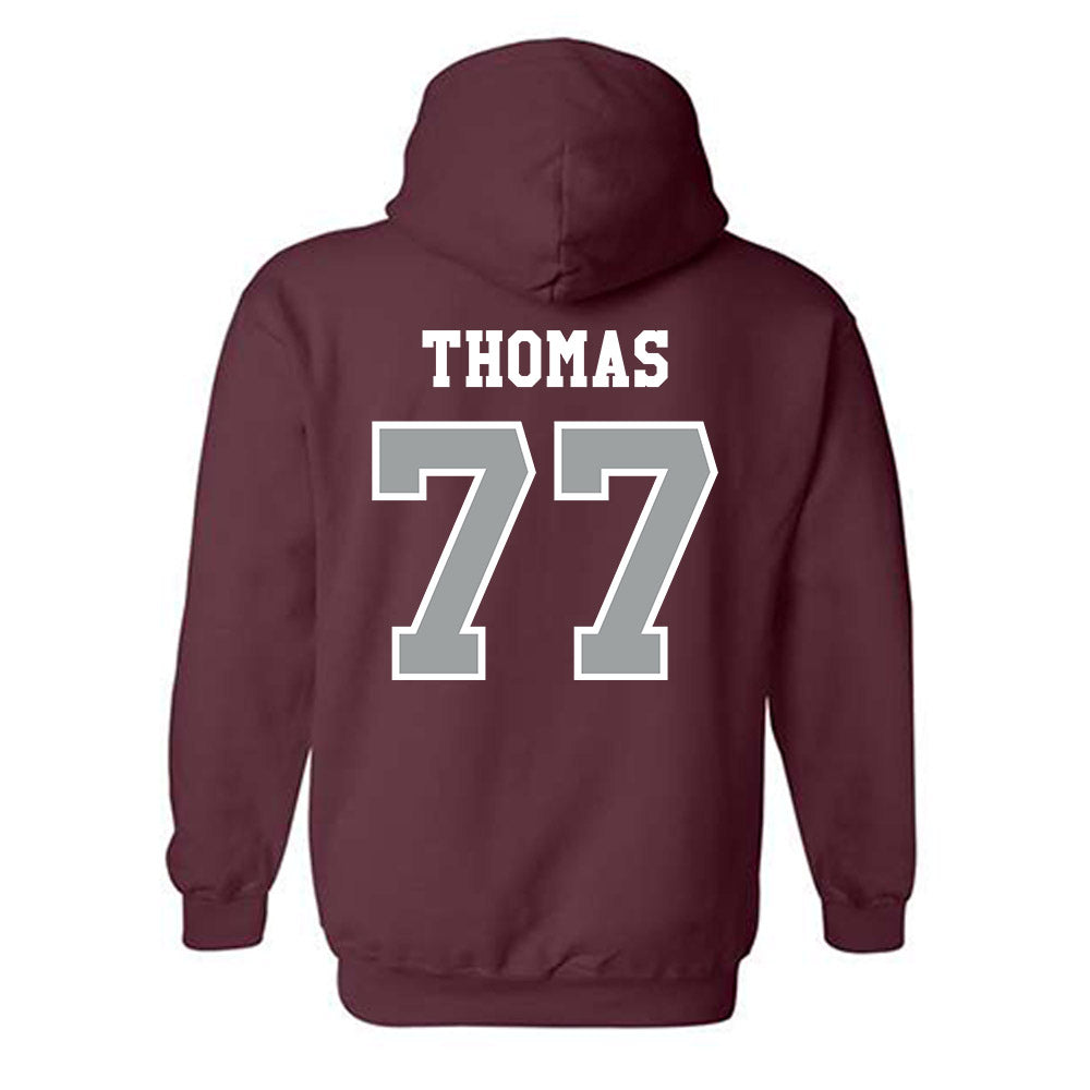 Texas A&M - NCAA Football : Tyler Thomas - Classic Shersey Hooded Sweatshirt-1