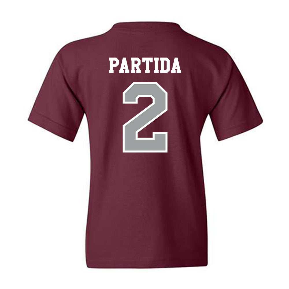 Texas A&M - NCAA Baseball : Nico Partida - Classic Shersey Youth T-Shirt-1