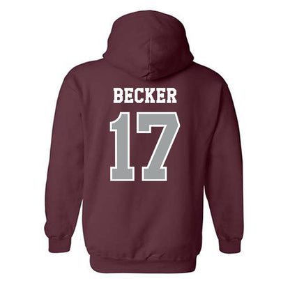 Texas A&M - NCAA Baseball : Zane Becker - Classic Shersey Hooded Sweatshirt-1