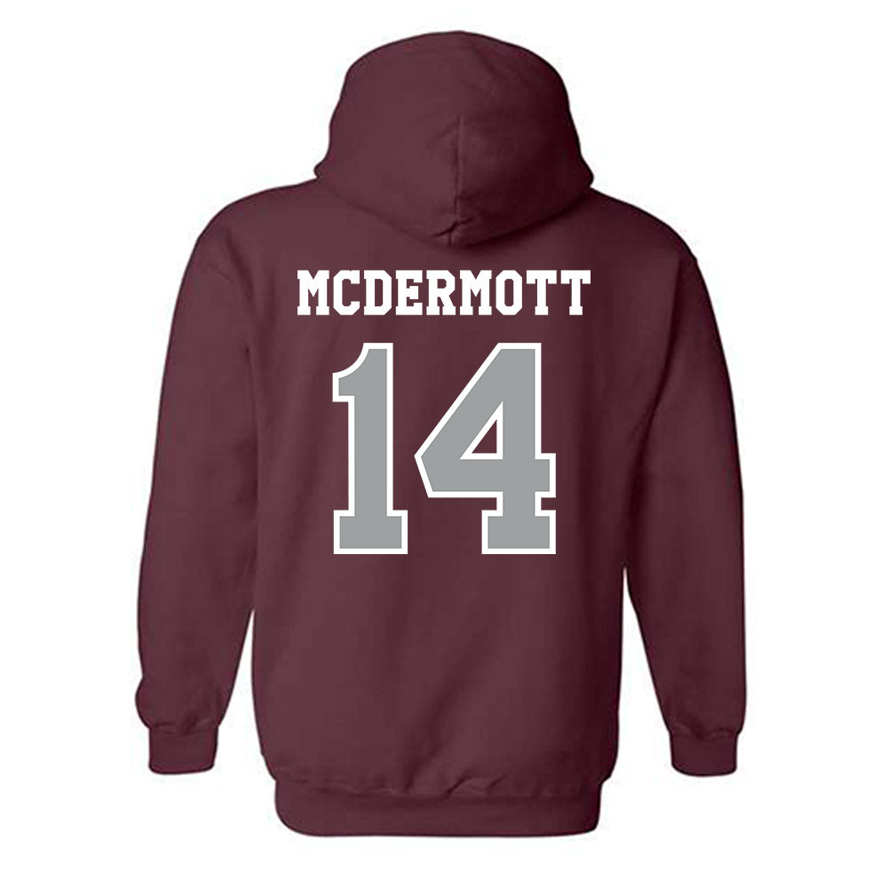 Texas A&M - NCAA Men's Basketball : Chris Mcdermott - Classic Shersey Hooded Sweatshirt-1
