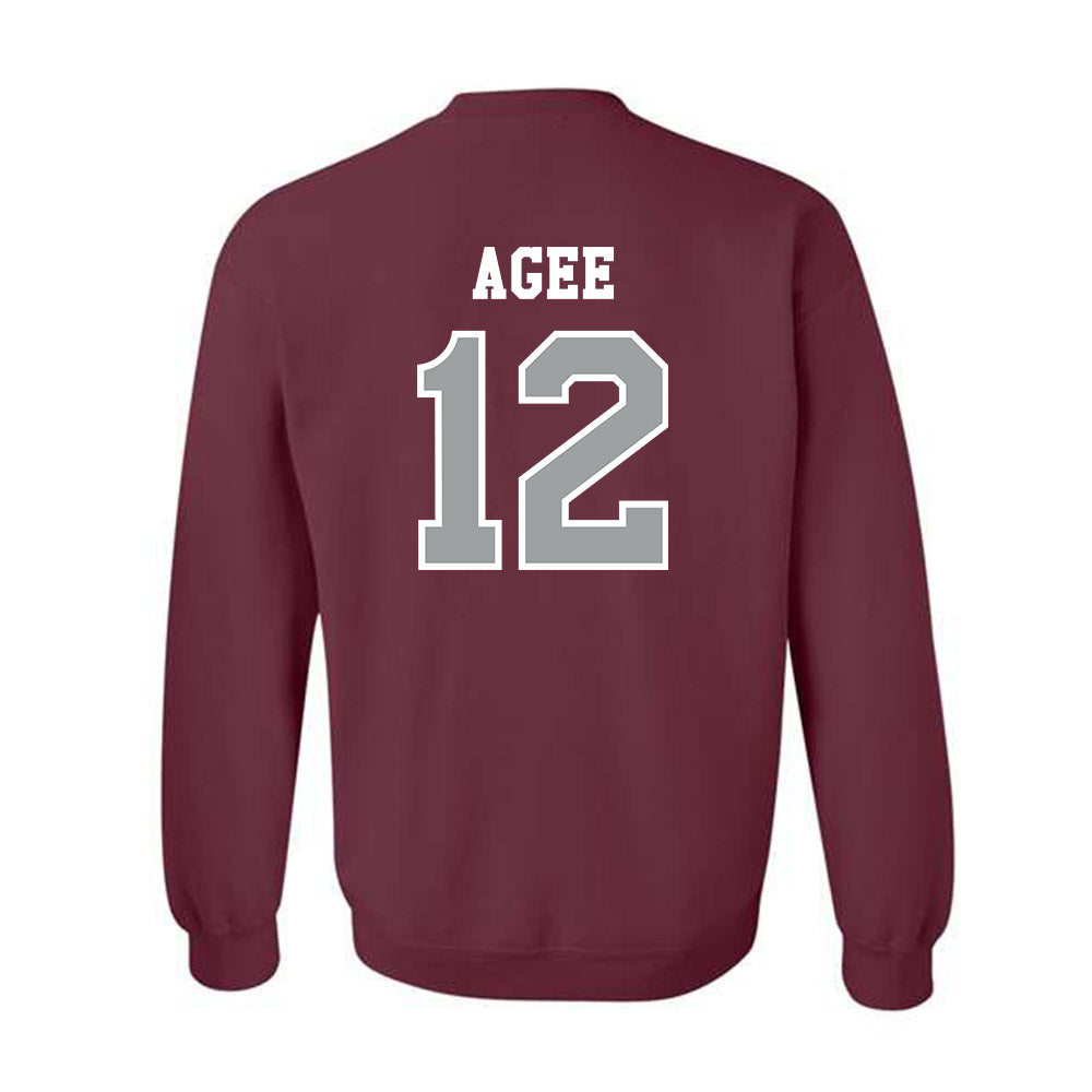 Texas A&M - NCAA Men's Basketball : Rashaun Agee - Classic Shersey Crewneck Sweatshirt-1