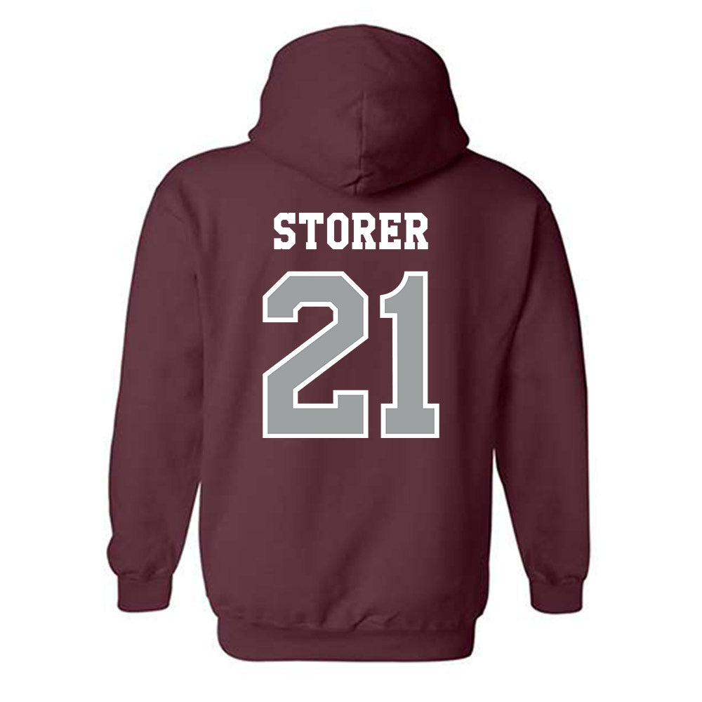 Texas A&M - NCAA Women's Soccer : Holly Storer - Classic Shersey Hooded Sweatshirt-1