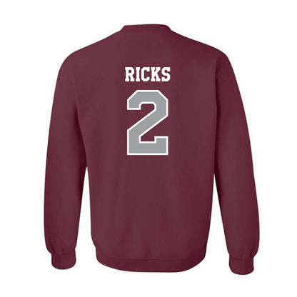 Texas A&M - NCAA Football : Dezz Ricks - Classic Shersey Crewneck Sweatshirt-1