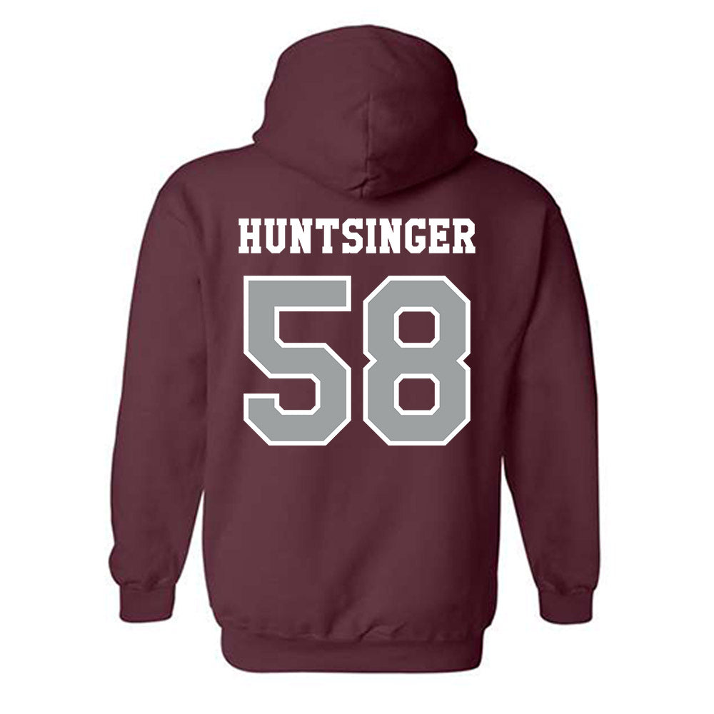 Texas A&M - NCAA Football : William Huntsinger - Classic Shersey Hooded Sweatshirt-1
