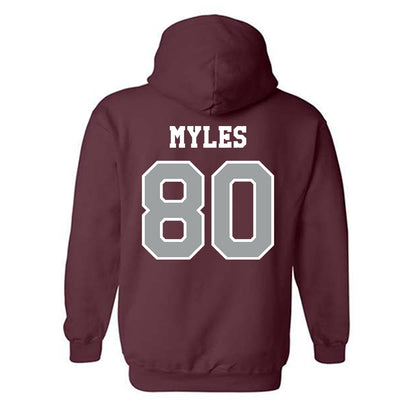 Texas A&M - NCAA Football : Jerome Myles - Classic Shersey Hooded Sweatshirt-1