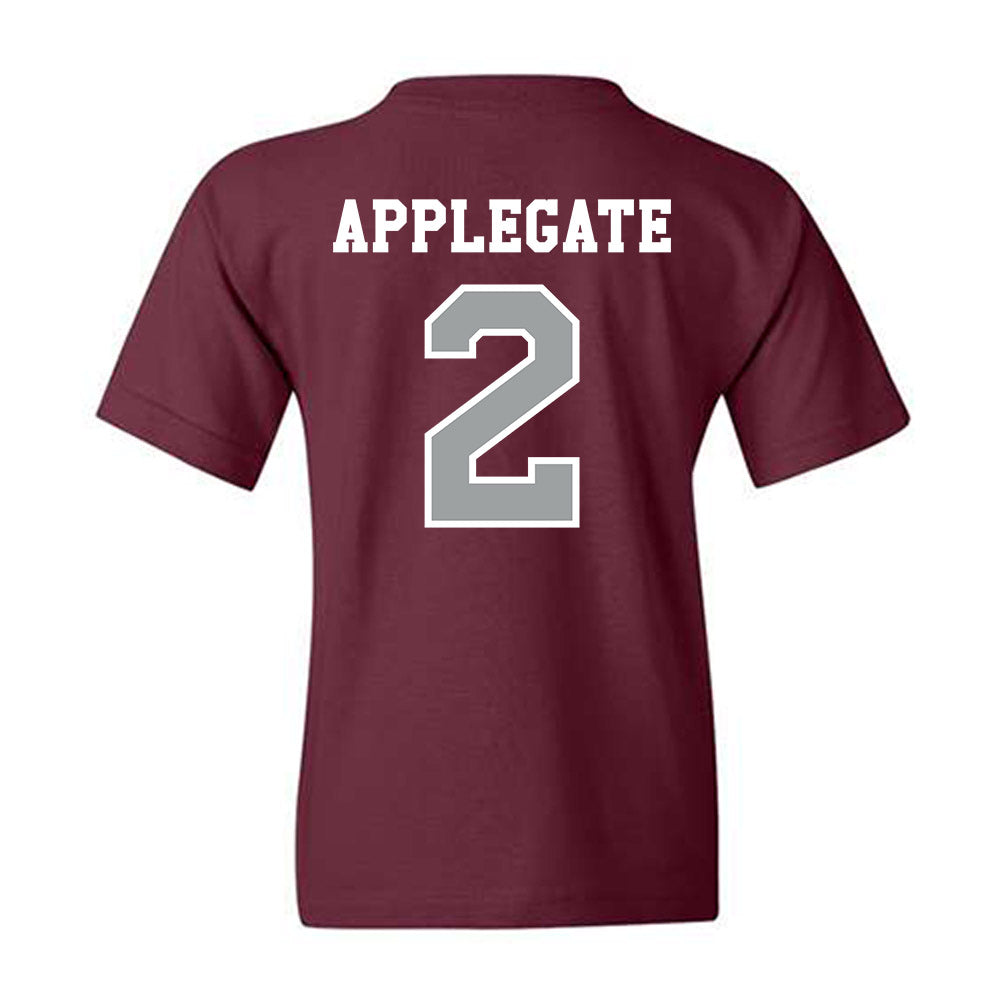 Texas A&M - NCAA Women's Volleyball : Addi Applegate - Classic Shersey Youth T-Shirt-1