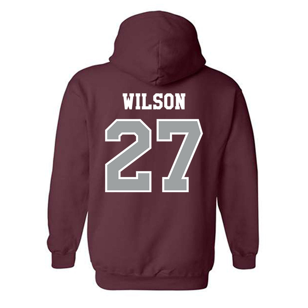 Texas A&M - NCAA Women's Soccer : Hayden Wilson - Classic Shersey Hooded Sweatshirt-1