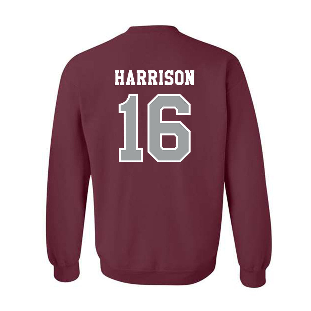 Texas A&M - NCAA Baseball : Bear Harrison - Classic Shersey Crewneck Sweatshirt-1