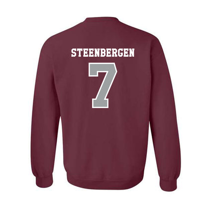 Texas A&M - NCAA Women's Basketball : Pien Steenbergen - Classic Shersey Crewneck Sweatshirt-1