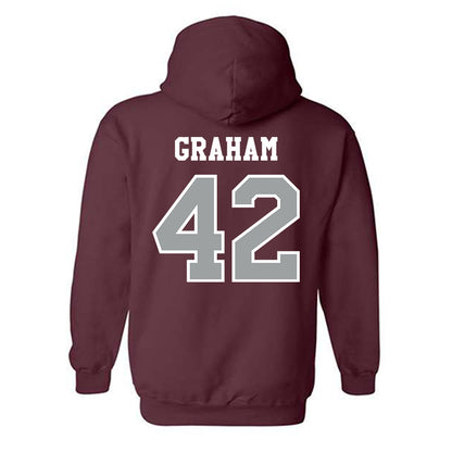 Texas A&M - NCAA Football : Jackson Graham - Classic Shersey Hooded Sweatshirt-1