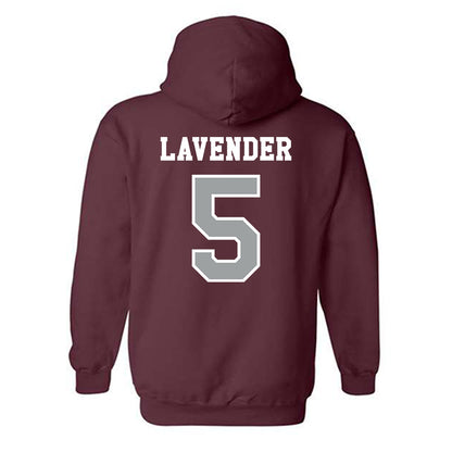 Texas A&M - NCAA Women's Soccer : Tessa Lavender - Classic Shersey Hooded Sweatshirt-1