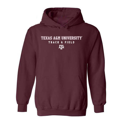 Texas A&M - NCAA Men's Track & Field : Blake Harris - Classic Shersey Hooded Sweatshirt-0