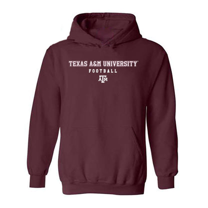 Texas A&M - NCAA Football : DJ Sanders - Classic Shersey Hooded Sweatshirt-0