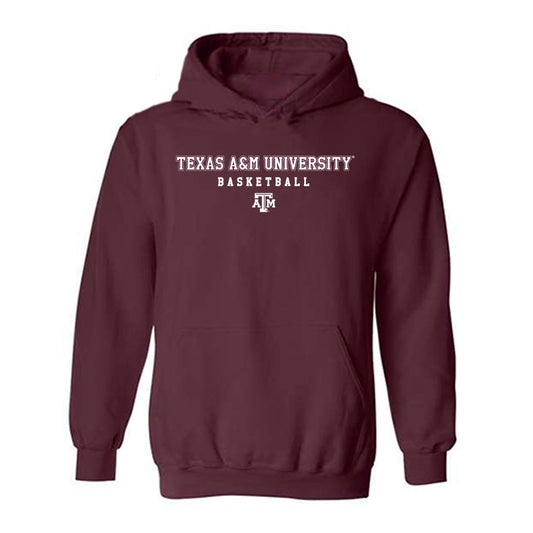 Texas A&M - NCAA Men's Basketball : Federiko Federiko - Classic Shersey Hooded Sweatshirt-0